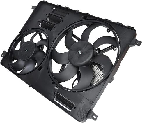 Cooling Fan Assembly Compatible with 2015-2016 for Volvo for V60 3.0L 2010-2016 for Volvo for XC60 3.0L, Black Radiator Fan Direct Fit Replacement for Engine Cooling Fan in Saudi Arabia