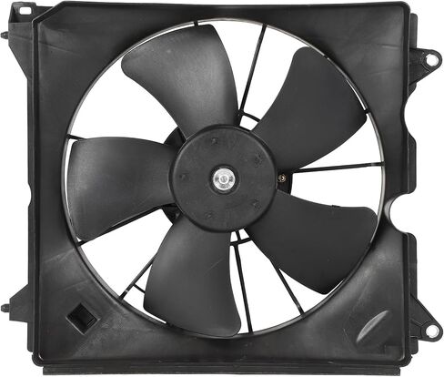Radiator Cooling Fan Assembly Compatible with 2013-2017 for Honda for Accord 3.5L 2013-2017 for Honda for Accord 2.4L, Black Radiator Fan Direct Fit Replacement for Engine Cooling Fan in Saudi Arabia