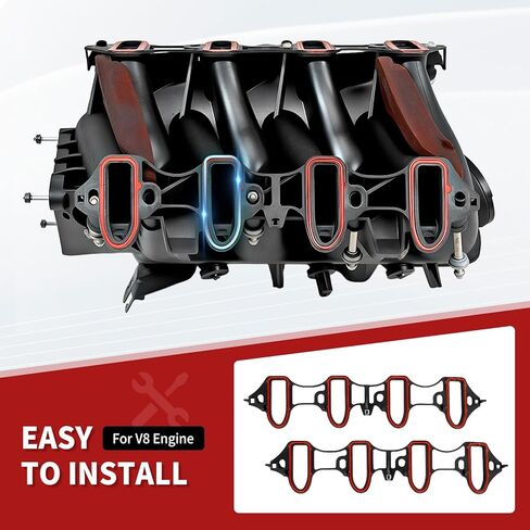 مجموعة حشية مشعب السحب MS96587، متوافقة مع محرك Che-vrolet SIL-verado Ava-lanche Express Bui-ck Yu-kon GMC Sa-ab 4.8L 5.3L 6.0L 6.2L V8، استبدال 89060413 89017589 2 Pack in Kuwait