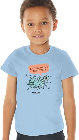 The Pigeon Let Me Drive The Bus Kids T Shirt for Youth Toddler Boys and Girls in Saudi Arabia