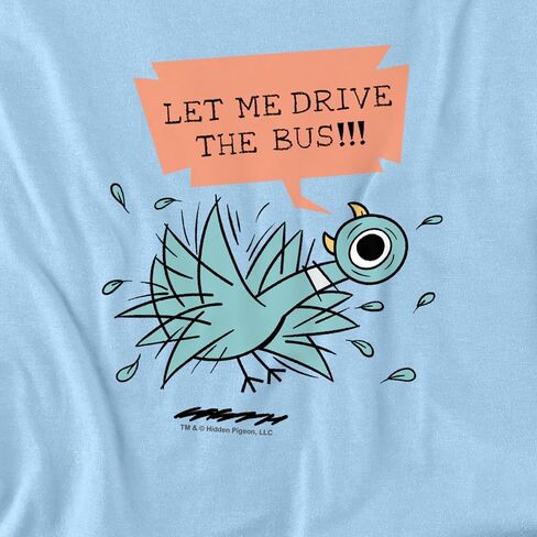The Pigeon Let Me Drive The Bus Kids T Shirt for Youth Toddler Boys and Girls in Saudi Arabia