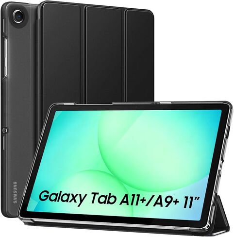 MoKo Case for Galaxy Tab A9+/A9 Plus 11 inch 2023, Slim Stand Protective Smart Cover with Hard PC Translucent Back Shell for Tab A9 Plus Tablet (SM-X210/X216/X218), Auto Wake/Sleep, Agave Green in Kuwait
