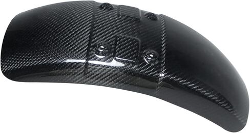 POWER JAMES Black 100% Carbon Fiber Front Fender Bodywork Compatible with Harley Davidson 2018-2026 Fat Bob FXFB, FXFBS in Saudi Arabia