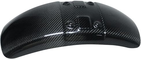 POWER JAMES Black 100% Carbon Fiber Front Fender Bodywork Compatible with Harley Davidson 2018-2026 Fat Bob FXFB, FXFBS in Saudi Arabia
