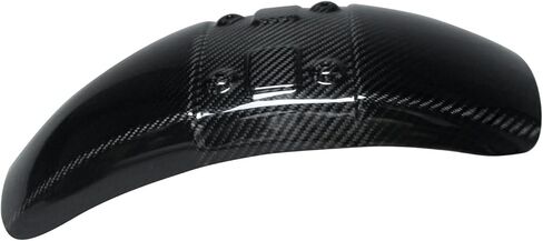POWER JAMES Black 100% Carbon Fiber Front Fender Bodywork Compatible with Harley Davidson 2018-2026 Fat Bob FXFB, FXFBS in Saudi Arabia