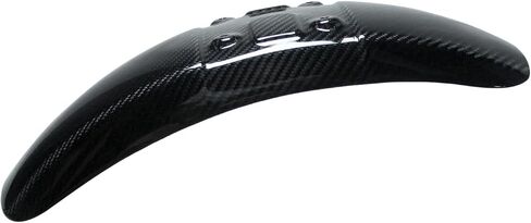 POWER JAMES Black 100% Carbon Fiber Front Fender Bodywork Compatible with Harley Davidson 2018-2026 Fat Bob FXFB, FXFBS in Saudi Arabia
