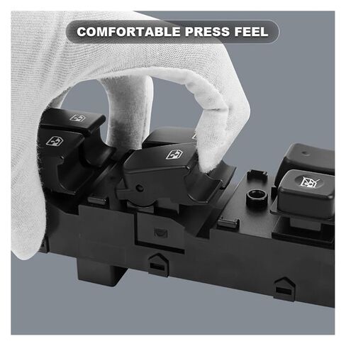 93571-1D200 Car Front Left Driver Side Door Master Main Power Window Switch Compatible With Kia Carens RONDO 2007 2008 2009 2010 2011 2012 in Kuwait