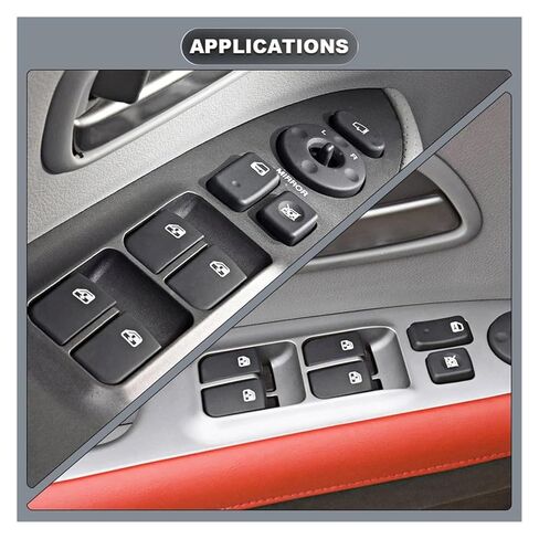 93571-1D200 Car Front Left Driver Side Door Master Main Power Window Switch Compatible With Kia Carens RONDO 2007 2008 2009 2010 2011 2012 in Kuwait