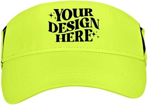 INK STITCH CE002 Custom Embroidery Add Logo Texts Drive Performance Visor Hats in Saudi Arabia