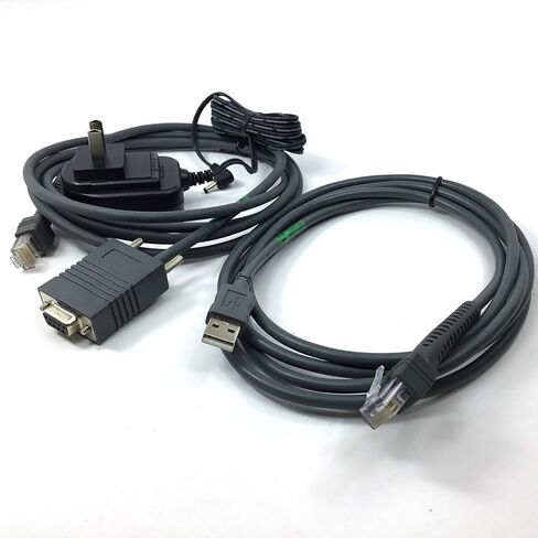 Zebra Symbol DS8108-SR Corded 2D/1D Handheld Digital Barcode Scanner/Imager, Includes Power Supply, RS232 Cable and USB Cord (Upgraded Model of DS6708-SR) (Renewed) in Kuwait