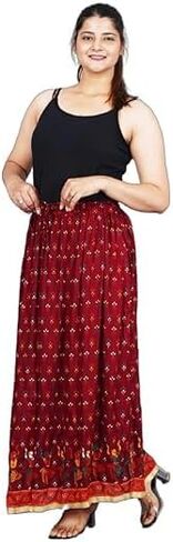 Women's Indian Cotton Wrap Around Skirts Boho Long Skirt Handmade Skirt in Saudi Arabia