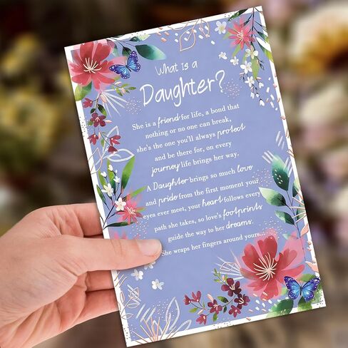 Daughter Birthday Card，Happy Birthday Card & Gift for Daughter from Mom Dad in Kuwait