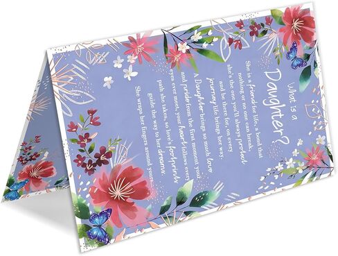 Daughter Birthday Card，Happy Birthday Card & Gift for Daughter from Mom Dad in Kuwait