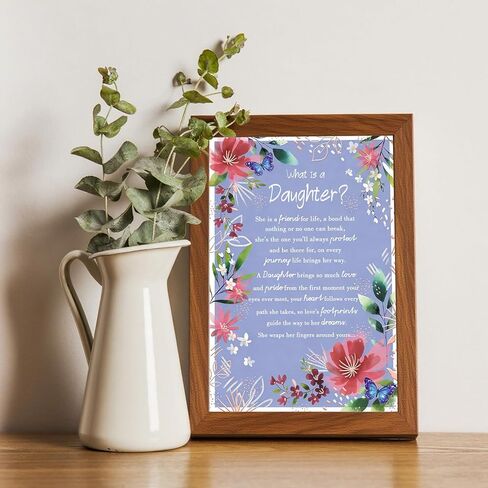 Daughter Birthday Card，Happy Birthday Card & Gift for Daughter from Mom Dad in Kuwait