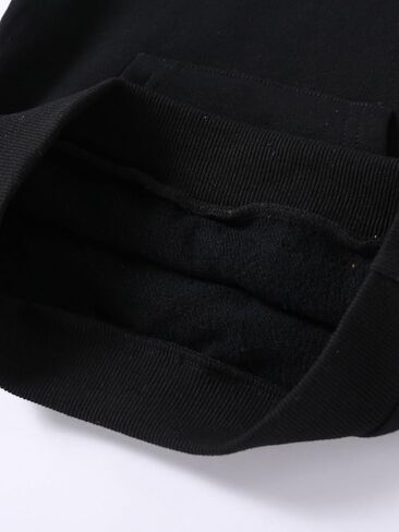 Boys' solid color hooded sweatshirt with real pockets, black top jacket, suitable for children aged 4-9 in Saudi Arabia