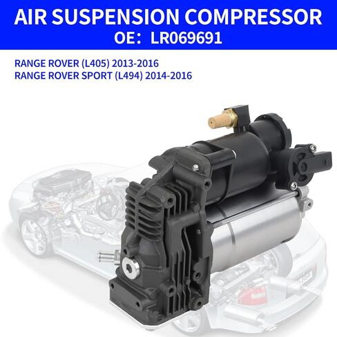 متوافق مع ضاغط التعليق الهوائي رينج روفر L405 2013-2016، رينج روفر سبورت L494 2014-2016، LR069691 LR047172 LR044566 LR037070 LR056304 in Kuwait