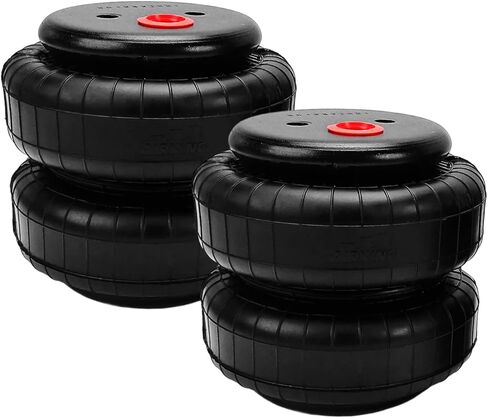 2PCS Universal Air Bags Suspension Kit Compatible with Ford F150/F250 GMC Sierra Chevrolet Ram 1500/2500/3500 Air Spring Bags Double Bellow up to 5,000 lbs of Load Capacity in Saudi Arabia