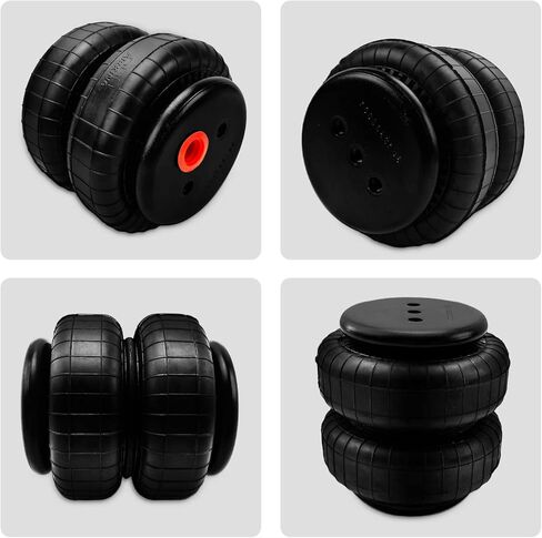 2PCS Universal Air Bags Suspension Kit Compatible with Ford F150/F250 GMC Sierra Chevrolet Ram 1500/2500/3500 Air Spring Bags Double Bellow up to 5,000 lbs of Load Capacity in Saudi Arabia