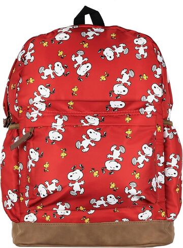 INTIMO Peanuts Backpack Snoopy & Woodstock Dancing Friends All-Over Design 16" Book Bag in Saudi Arabia