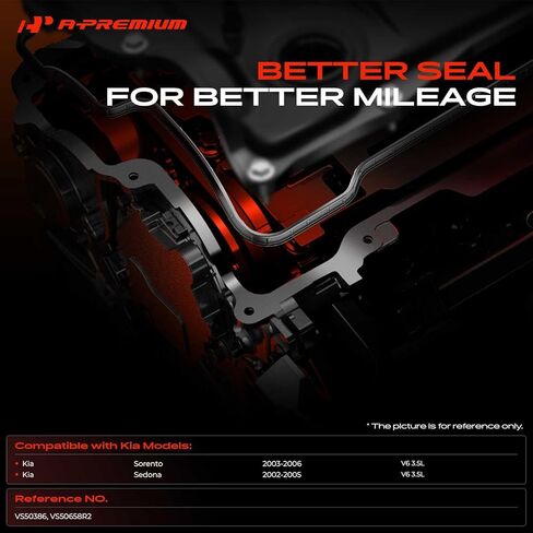 A-Premium Engine Valve Cover Gasket Set Compatible with Kia Sorento 2003-2006 3.5L, Sedona 2002-2005 3.5L in Saudi Arabia