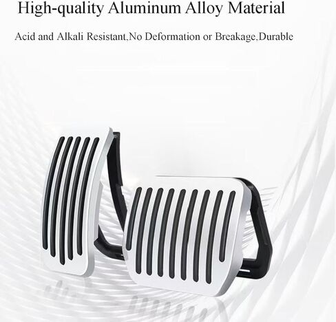 أداء ABS ملحقات وسادة الدواسة الفرامل لـ Tesla Model y Juniper Accessories Model 3 Highland Accessories 2017-2025 ملحقات حماية غير قابلة للانزلاق استبدال وسادة دواسة القدم (فضي) in Kuwait