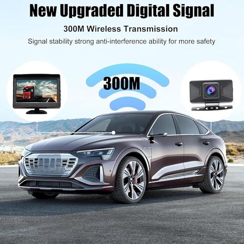 7 بوصة كاميرا احتياطية شاحنة وصلة مقطورة HD 1080P سيارة كاميرا الرؤية الخلفية عدة مراقبة للرؤية الليلية DIY خطوط دليل IP68 للماء للسيارات RVs شاحنات بيك اب جرارات حافلة نصف مقطورات in Kuwait