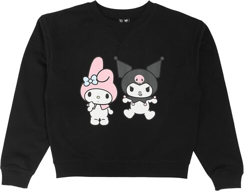 سويت شيرت نسائي من Bioworld Hello Kitty & Friends Besties ذو رقبة دائرية وأكمام طويلة in Saudi Arabia
