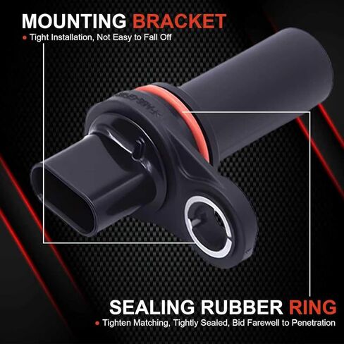 Crankshaft Position Sensor Compatible with 09-2017 Dodge Journey, 08-2014 Avenger, 07-2012 Caliber, 2011-2014 Chrysler 200, 07-2017 Jeep Compass Patriot L4 2.0L 2.4L 5033307AB, 5033307AA in Saudi Arabia