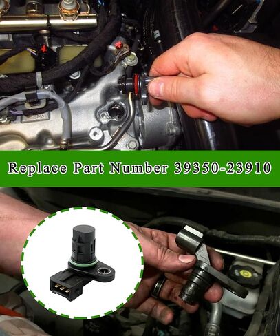 2PCS Camshaft Position Sensors Fits for Hyundai Elantra 04-16,Tiburon 05-08,Tucson 10-16 & Kia Spectra 04-09 Sportage 05-10 Soul 10-16 Forte 14-18 Replace 39350-23910 39350-2370 in Saudi Arabia