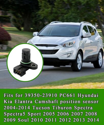 2PCS Camshaft Position Sensors Fits for Hyundai Elantra 04-16,Tiburon 05-08,Tucson 10-16 & Kia Spectra 04-09 Sportage 05-10 Soul 10-16 Forte 14-18 Replace 39350-23910 39350-2370 in Saudi Arabia