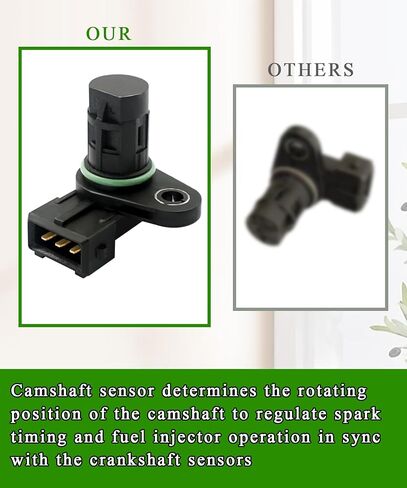 2PCS Camshaft Position Sensors Fits for Hyundai Elantra 04-16,Tiburon 05-08,Tucson 10-16 & Kia Spectra 04-09 Sportage 05-10 Soul 10-16 Forte 14-18 Replace 39350-23910 39350-2370 in Saudi Arabia