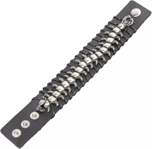 Spike Punk Bracelet Ladies Bracelets Centipede Men Women's in Saudi Arabia