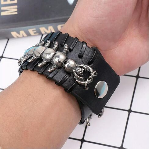 Spike Punk Bracelet Ladies Bracelets Centipede Men Women's in Saudi Arabia