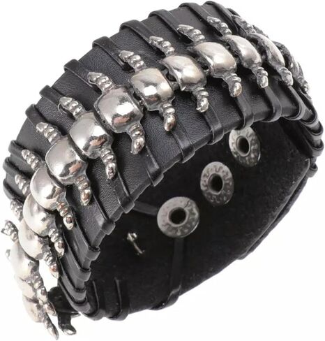 Spike Punk Bracelet Ladies Bracelets Centipede Men Women's in Saudi Arabia