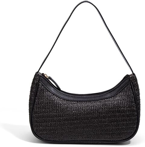 Dreubea Womens Woven Underarm Bag Lightweight Straw Purse Crossbody Top-Handle Bag in Saudi Arabia