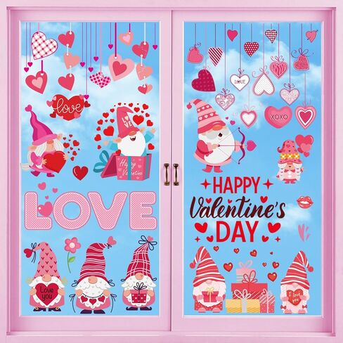 ملصقات نافذة السنة الصينية الجديدة السعيدة للنوافذ الزجاجية، 9 أوراق ديكورات النوافذ للعام القمري الجديد 2026 للحصان، ملصقات شارات النوافذ لمهرجان الربيع للمنزل والمكتب (على الوجهين) in Kuwait