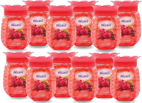 WIZARD Odor Eliminator Gel Beads - 12 oz, Pack of 12 - Air Freshners For Bathroom. Rooms, Per Areas and Car Freshner (FRESH LINEN) in Saudi Arabia