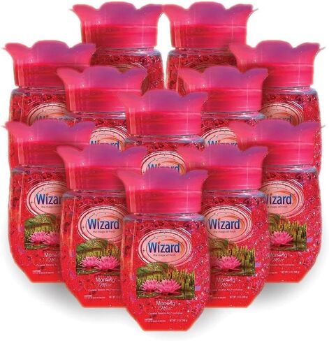 WIZARD Odor Eliminator Gel Beads - 12 oz, Pack of 12 - Air Freshners For Bathroom. Rooms, Per Areas and Car Freshner (FRESH LINEN) in Saudi Arabia