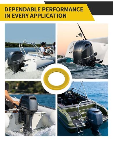 10 قطع من حشية سدادة تصريف علبة التروس - غسالات سدادة سدادة سدادة تصريف الزيت لبرغي تصريف تشحيم علبة التروس، استبدال الوحدة السفلية 26-830749 متوافق مع Mercury Marine/Mercruiser in Kuwait