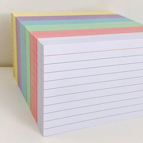 Gift Multifunctional Colorful Pocket Paper DIY Students Memo Pads Notepad Learning Flashcards Index Cards(White) in Saudi Arabia