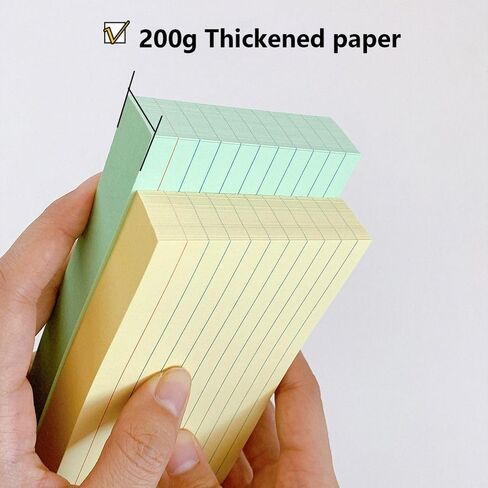 Gift Multifunctional Colorful Pocket Paper DIY Students Memo Pads Notepad Learning Flashcards Index Cards(White) in Saudi Arabia