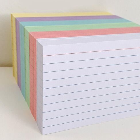 Gift Multifunctional Colorful Pocket Paper DIY Students Memo Pads Notepad Learning Flashcards Index Cards(White) in Saudi Arabia