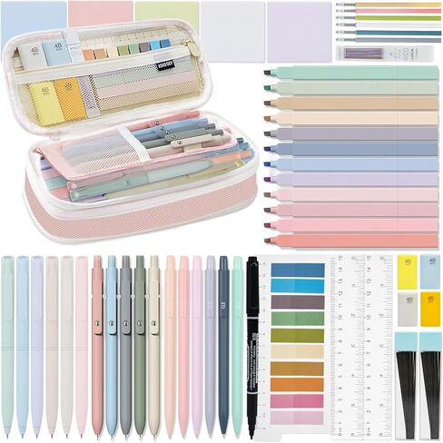 Bible Study Supplies for Women, Bible Journaling Kit with Highlighters & Pens, Bible Tabs for Women, Sticky Notes, Bookmarks & Cross Clips – Bible Annotation Kit for Scripture Study(30pcs) in Saudi Arabia