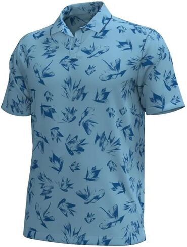 Under Armour New Men's Golf Iso-Chill Marker Bloom Polo Horizon Blue Small in Saudi Arabia