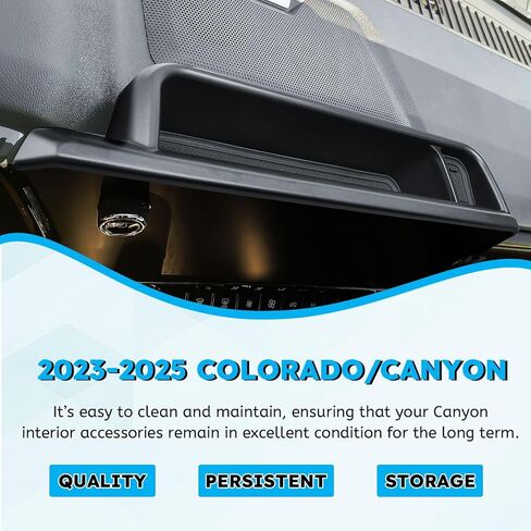 صينية تنظيم لوحة القيادة EDBETOS متوافقة مع 2023 2024 2025 Chevy Colorado/GMC Canyon Accessories صندوق تخزين حامل الهاتف خلف شاشة لوحة التحكم وحدة تخزين إدراج منظم لوحة القيادة الداخلية in Saudi Arabia