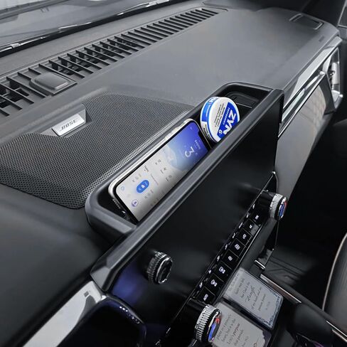 صينية تنظيم لوحة القيادة EDBETOS متوافقة مع 2023 2024 2025 Chevy Colorado/GMC Canyon Accessories صندوق تخزين حامل الهاتف خلف شاشة لوحة التحكم وحدة تخزين إدراج منظم لوحة القيادة الداخلية in Saudi Arabia