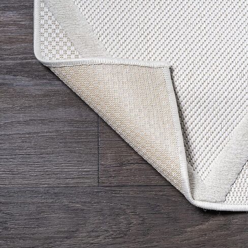JONATHAN Y Diamond Trellis Indoor Outdoor Runner Rug 2X8 Ivory, Salines for Backyard, Patio, Porch, Easy-Cleaning, High Traffic, Pet-Friendly, Non-Shedding (IBZ101D-28) in Saudi Arabia
