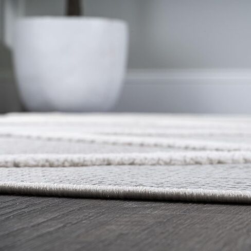 JONATHAN Y Diamond Trellis Indoor Outdoor Runner Rug 2X8 Ivory, Salines for Backyard, Patio, Porch, Easy-Cleaning, High Traffic, Pet-Friendly, Non-Shedding (IBZ101D-28) in Saudi Arabia