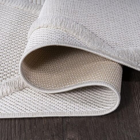 JONATHAN Y Diamond Trellis Indoor Outdoor Runner Rug 2X8 Ivory, Salines for Backyard, Patio, Porch, Easy-Cleaning, High Traffic, Pet-Friendly, Non-Shedding (IBZ101D-28) in Saudi Arabia