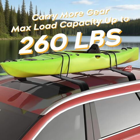 قضبان متقاطعة لرف السقف Powerty 260LBS لـ 2023-2026 Honda CR-V & CRV Sport Hybrid، قضبان متقاطعة للأمتعة من الألومنيوم لـ CRV، ملحقات قضبان السقف لحامل البضائع in Saudi Arabia